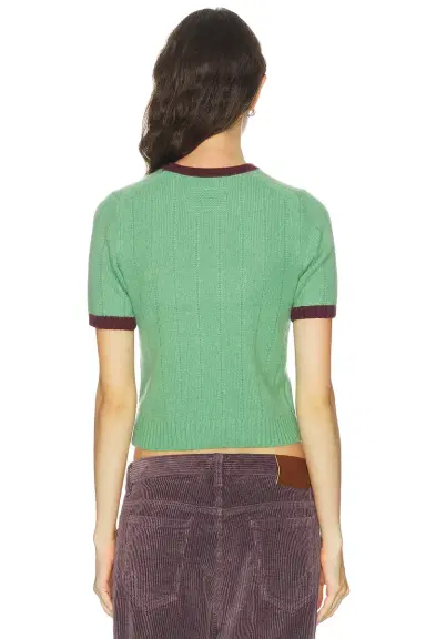 Guest In Residence Rib Ringer Tee | Thumbnail 3 Guest In Residence Rib Ringer Tee | Thumbnail 3