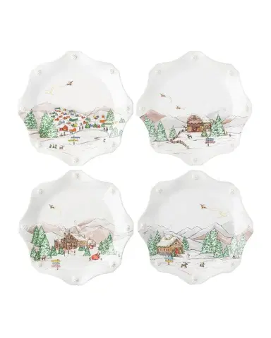 Juliska Berry & Thread North Pole Dessert/Salad Plate Assorted | Thumbnail 1 Juliska Berry & Thread North Pole Dessert/Salad Plate Assorted | Thumbnail 1
