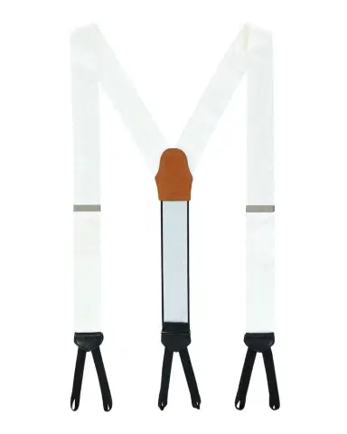 Trafalgar Men's Leyton Diagonal-Weave Silk Suspender Braces | Thumbnail 1 Trafalgar Men's Leyton Diagonal-Weave Silk Suspender Braces | Thumbnail 1
