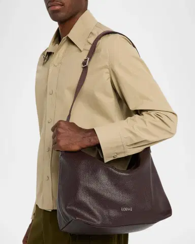 Loewe Men's Cubi Leather Crossbody Bag | Thumbnail 7 Loewe Men's Cubi Leather Crossbody Bag | Thumbnail 7