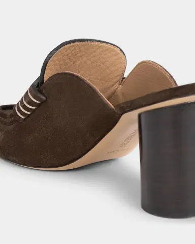JW Anderson 75mm Suede Loafer Mules | Thumbnail 5 JW Anderson 75mm Suede Loafer Mules | Thumbnail 5