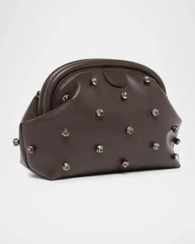 Stella McCartney Falabella Crystal-Studded Clutch | Thumbnail 2 Stella McCartney Falabella Crystal-Studded Clutch | Thumbnail 2