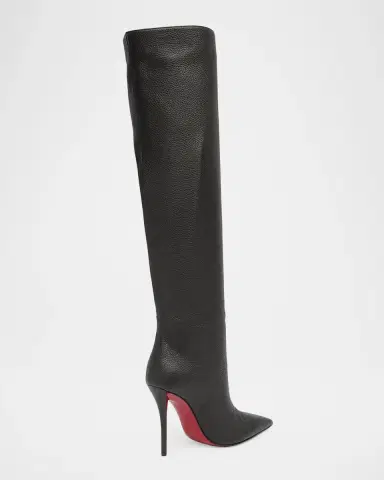 Christian Louboutin 100mm Zependris Leather Over-the-Knee Boots | Thumbnail 2 Christian Louboutin 100mm Zependris Leather Over-the-Knee Boots | Thumbnail 2