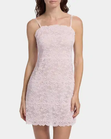 Natori Peony Square-Neck Lace Chemise | Thumbnail 4 Natori Peony Square-Neck Lace Chemise | Thumbnail 4