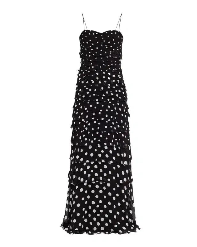 Niki Polka Dot Maxi Dress Niki Polka Dot Maxi Dress