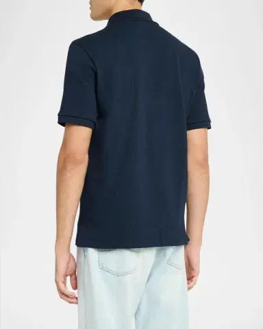 Eton Men's Waffle Open-Collar Polo Shirt | Thumbnail 3 Eton Men's Waffle Open-Collar Polo Shirt | Thumbnail 3