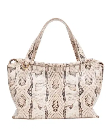 Wandler Ida Snakeskin-Print Leather Top-Handle Bag | Thumbnail 1 Wandler Ida Snakeskin-Print Leather Top-Handle Bag | Thumbnail 1