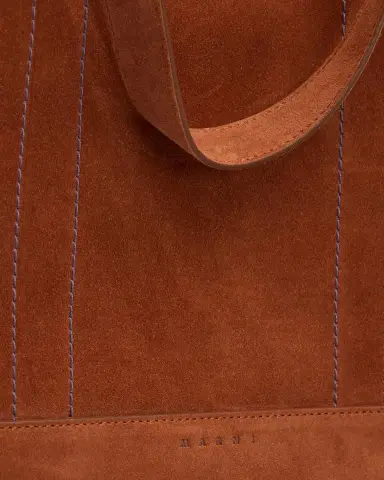 Marni Men's Suede North/South Tote Bag | Thumbnail 6 Marni Men's Suede North/South Tote Bag | Thumbnail 6