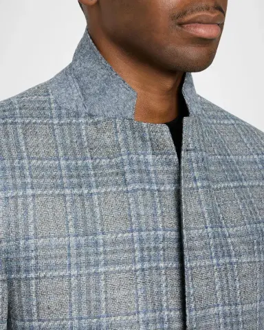 Emporio Armani Men's G Line Wool Plaid Single-Breasted Sport Coat | Thumbnail 7 Emporio Armani Men's G Line Wool Plaid Single-Breasted Sport Coat | Thumbnail 7