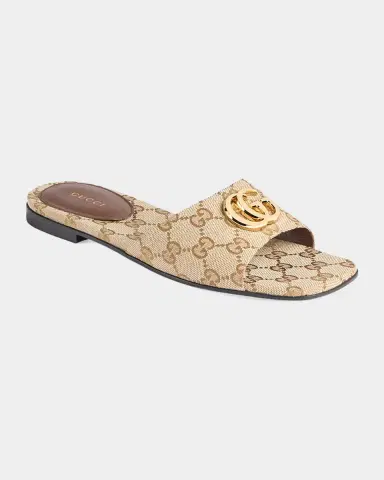 Gucci Marmont GG Canvas Slide Sandals | Thumbnail 2 Gucci Marmont GG Canvas Slide Sandals | Thumbnail 2