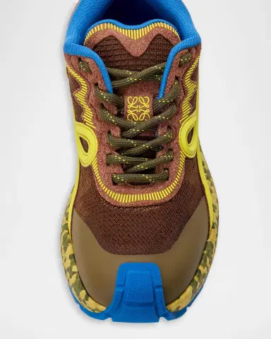 Loewe Men's Pogo Mix-Media Sneakers | Thumbnail 2 Loewe Men's Pogo Mix-Media Sneakers | Thumbnail 2