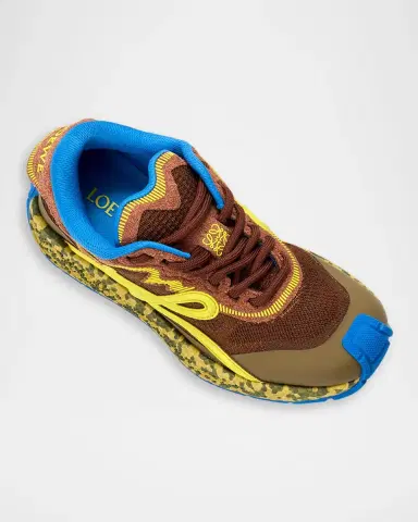 Loewe Men's Pogo Mix-Media Sneakers | Thumbnail 3 Loewe Men's Pogo Mix-Media Sneakers | Thumbnail 3