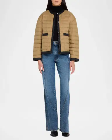 Veronica Beard Pearson Quilted Button-Front Jacket | Thumbnail 2 Veronica Beard Pearson Quilted Button-Front Jacket | Thumbnail 2