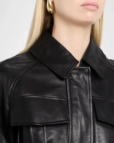A.L.C. Maeve Lambskin Jacket | Thumbnail 5 A.L.C. Maeve Lambskin Jacket | Thumbnail 5