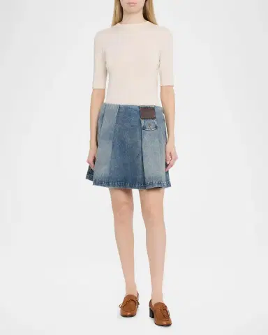 Miu Miu 40mm Leather Loafer Pumps | Thumbnail 3 Miu Miu 40mm Leather Loafer Pumps | Thumbnail 3