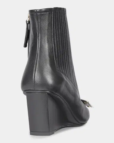 Roger Vivier Belle Vivier 60MM Leather Wedge-Heel Ankle Boots | Thumbnail 2 Roger Vivier Belle Vivier 60MM Leather Wedge-Heel Ankle Boots | Thumbnail 2