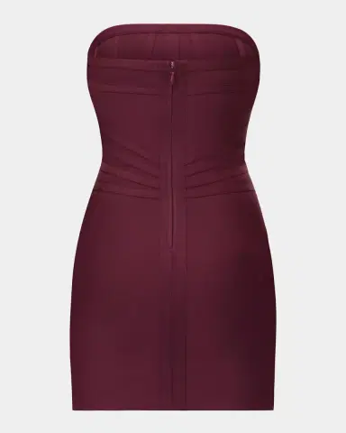 Hervé Léger The Jannette Strapless Mini Dress | Thumbnail 6 Hervé Léger The Jannette Strapless Mini Dress | Thumbnail 6