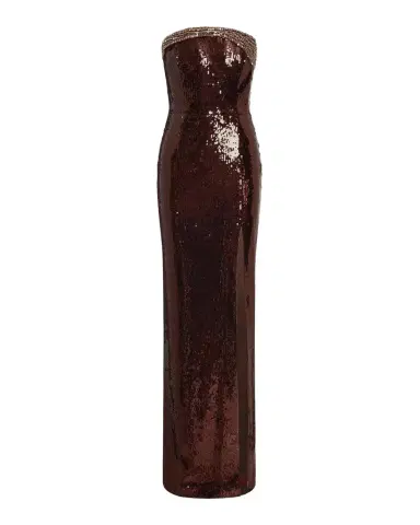 Rebecca Vallance Glimmer Strapless Sequin Column Gown | Thumbnail 1 Rebecca Vallance Glimmer Strapless Sequin Column Gown | Thumbnail 1