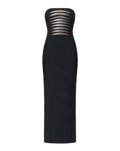 Hervé Léger The Metallic Strapless Bandage Gown | Thumbnail 1 Hervé Léger The Metallic Strapless Bandage Gown | Thumbnail 1