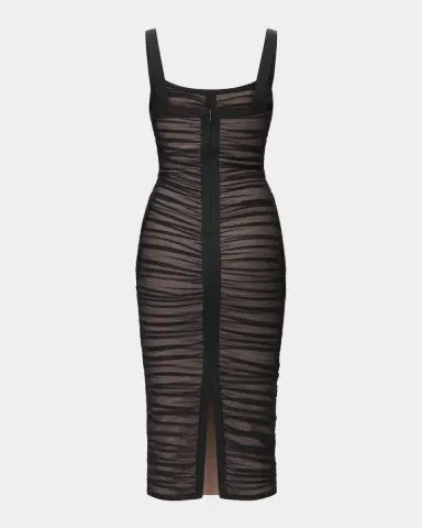 Hervé Léger The Gloria Ruched Midi Dress | Thumbnail 7 Hervé Léger The Gloria Ruched Midi Dress | Thumbnail 7