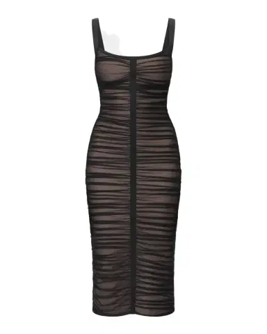 Hervé Léger The Gloria Ruched Midi Dress | Thumbnail 1 Hervé Léger The Gloria Ruched Midi Dress | Thumbnail 1