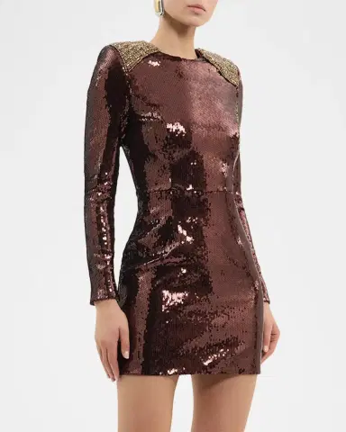 Rebecca Vallance Glimmer Diamante-Embellished Sequin Mini Dress | Thumbnail 6 Rebecca Vallance Glimmer Diamante-Embellished Sequin Mini Dress | Thumbnail 6