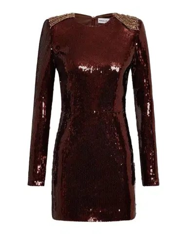 Rebecca Vallance Glimmer Diamante-Embellished Sequin Mini Dress | Thumbnail 1 Rebecca Vallance Glimmer Diamante-Embellished Sequin Mini Dress | Thumbnail 1
