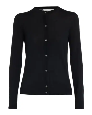 Neiman Marcus Superfine Cashmere Crewneck Cardigan | Thumbnail 1 Neiman Marcus Superfine Cashmere Crewneck Cardigan | Thumbnail 1