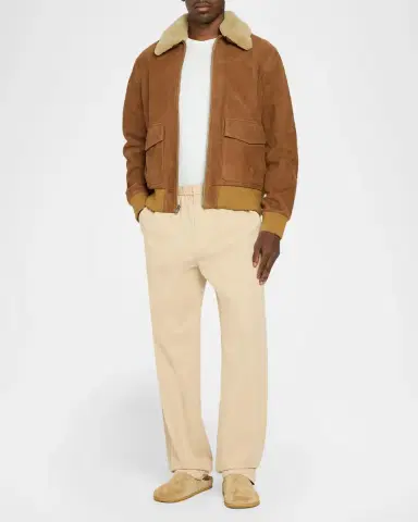 Vince Leo Suede Mules | Thumbnail 3 Vince Leo Suede Mules | Thumbnail 3