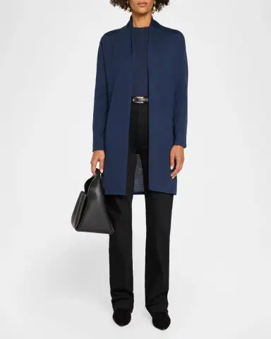 Neiman Marcus Superfine Cashmere Duster Cardigan | Thumbnail 2 Neiman Marcus Superfine Cashmere Duster Cardigan | Thumbnail 2