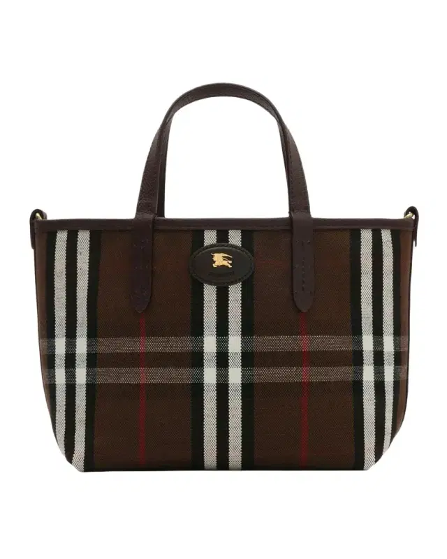 Mini Reversible Suede & Check Tote Bag Mini Reversible Suede & Check Tote Bag