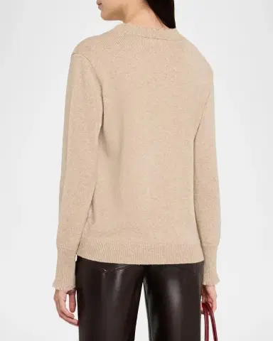 Kobi Halperin Dora Fringe-Trim Merino Wool Sweater | Thumbnail 3 Kobi Halperin Dora Fringe-Trim Merino Wool Sweater | Thumbnail 3