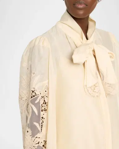 Kobi Halperin Valerie Embroidered Cotton-Silk Voile Blouse | Thumbnail 5 Kobi Halperin Valerie Embroidered Cotton-Silk Voile Blouse | Thumbnail 5