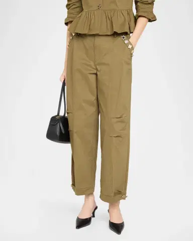 Cinq à Sept Mixed Buttons Agnes Pants | Thumbnail 4 Cinq à Sept Mixed Buttons Agnes Pants | Thumbnail 4
