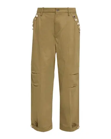 Cinq à Sept Mixed Buttons Agnes Pants | Thumbnail 1 Cinq à Sept Mixed Buttons Agnes Pants | Thumbnail 1