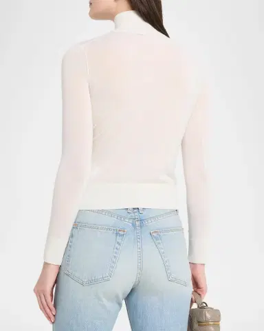 Nili Lotan Larkin Merino Wool Turtleneck Sweater | Thumbnail 3 Nili Lotan Larkin Merino Wool Turtleneck Sweater | Thumbnail 3