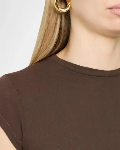 SLVRLAKE Cap-Sleeve Cotton T-Shirt | Thumbnail 5 SLVRLAKE Cap-Sleeve Cotton T-Shirt | Thumbnail 5