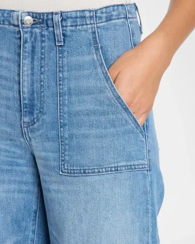 Le Jean Utility Barrel-Leg Crop Jeans | Thumbnail 5 Le Jean Utility Barrel-Leg Crop Jeans | Thumbnail 5