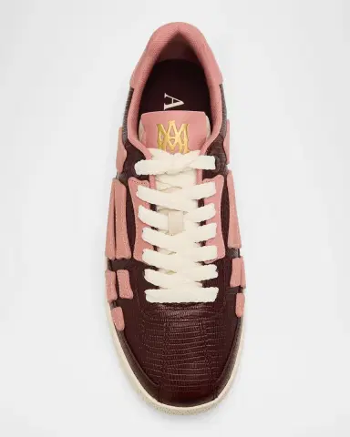 AMIRI Lizard-Embossed Leather Pacific Bones Sneakers | Thumbnail 6 AMIRI Lizard-Embossed Leather Pacific Bones Sneakers | Thumbnail 6