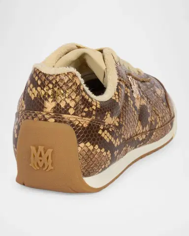 AMIRI Python-Embossed Leather Low-Top Sneakers | Thumbnail 2 AMIRI Python-Embossed Leather Low-Top Sneakers | Thumbnail 2