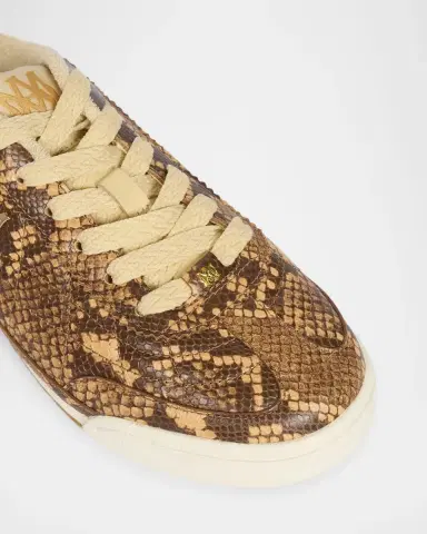 AMIRI Python-Embossed Leather Low-Top Sneakers | Thumbnail 3 AMIRI Python-Embossed Leather Low-Top Sneakers | Thumbnail 3