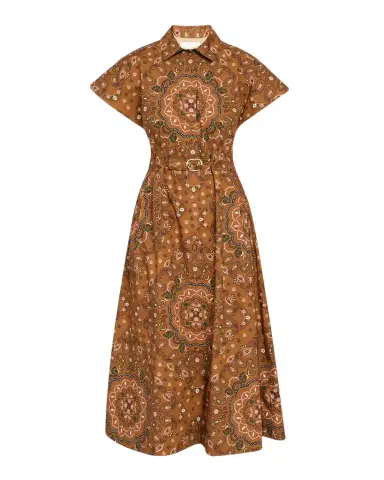 Cara Cara Sawyer Floral Cotton Poplin Midi Shirtdress | Thumbnail 1 Cara Cara Sawyer Floral Cotton Poplin Midi Shirtdress | Thumbnail 1