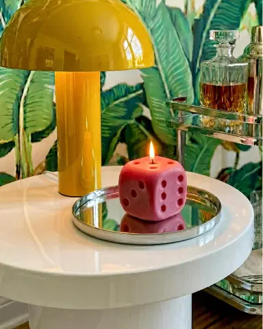 Davie Ocho Candle Co. Shake The Dice Unscented Candle | Thumbnail 4 Davie Ocho Candle Co. Shake The Dice Unscented Candle | Thumbnail 4