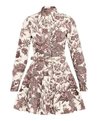Cara Cara Eugenia Floral Cotton Poplin Tiered Mini Dress | Thumbnail 1 Cara Cara Eugenia Floral Cotton Poplin Tiered Mini Dress | Thumbnail 1