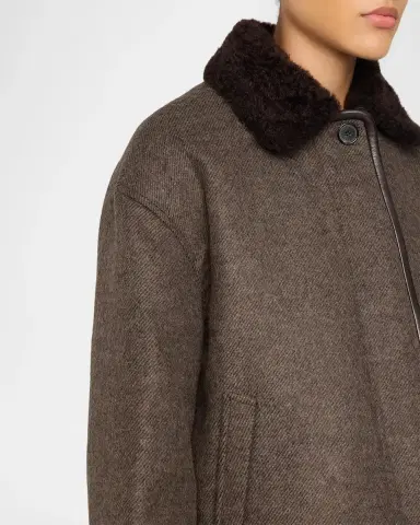 Simkhai Orien Contrast-Collar Jacket | Thumbnail 5 Simkhai Orien Contrast-Collar Jacket | Thumbnail 5