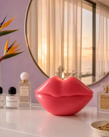 Davie Ocho Candle Co. Lips Wax Candle | Thumbnail 3 Davie Ocho Candle Co. Lips Wax Candle | Thumbnail 3