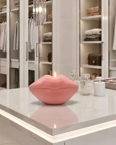 Davie Ocho Candle Co. Big Kiss Unscented Candle | Thumbnail 3 Davie Ocho Candle Co. Big Kiss Unscented Candle | Thumbnail 3