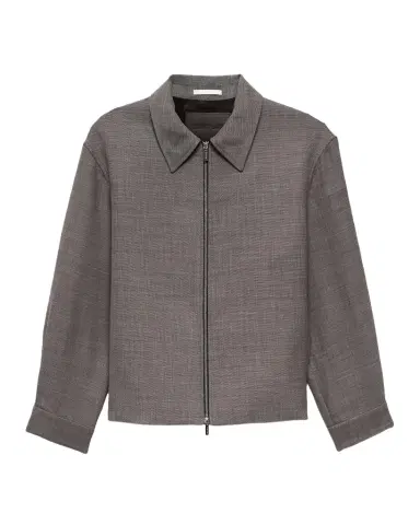 Helmut Lang Men's Zip-Front Shirt Jacket | Thumbnail 1 Helmut Lang Men's Zip-Front Shirt Jacket | Thumbnail 1