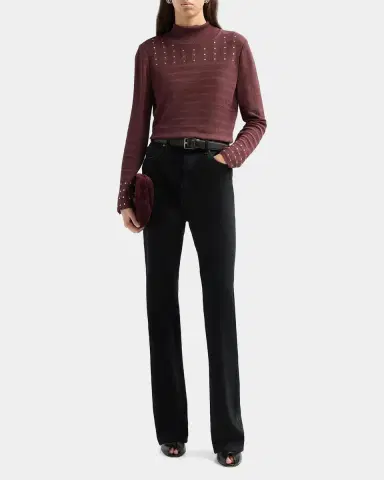 Misook Sequin Mock Turtleneck Top | Thumbnail 2 Misook Sequin Mock Turtleneck Top | Thumbnail 2