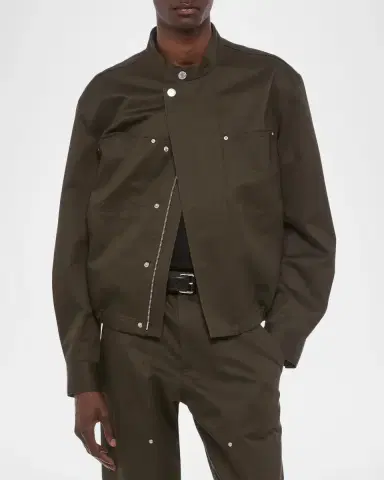 Helmut Lang Men's J-Moto Trucker Jacket | Thumbnail 4 Helmut Lang Men's J-Moto Trucker Jacket | Thumbnail 4